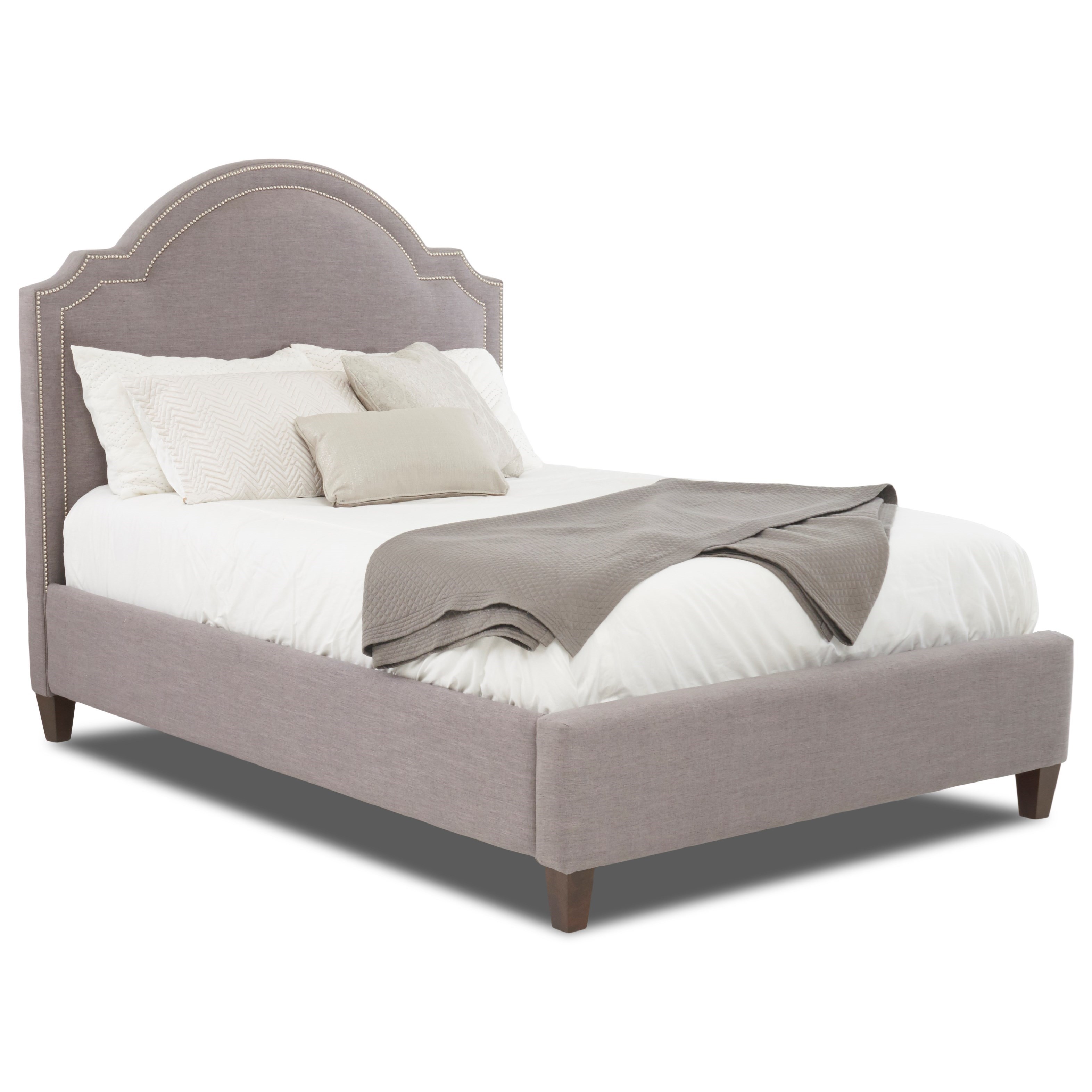 Full Size Upholstered Bed With Footboard Shop Chesterfield Tufted